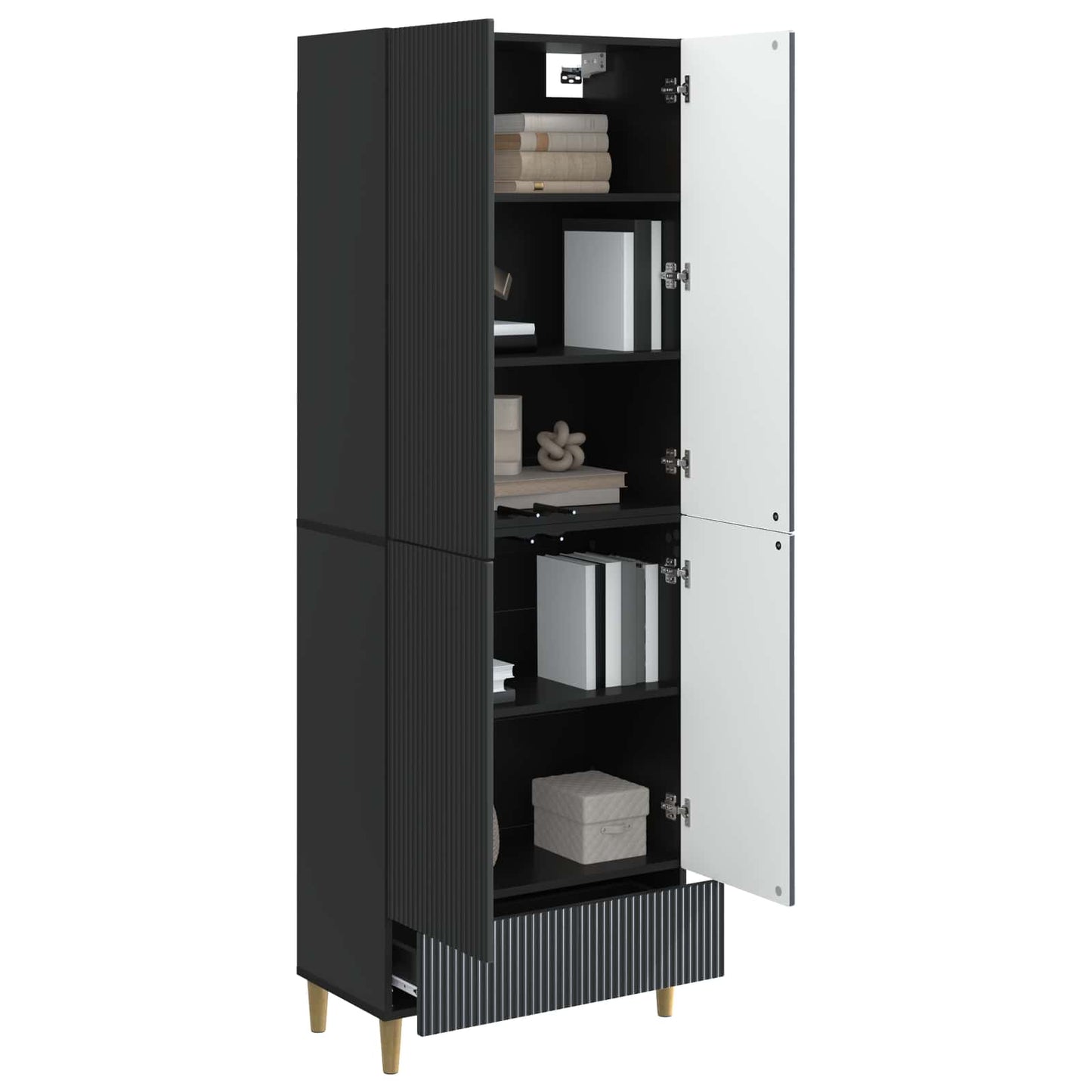 vidaXL Cabinet Set 2 pcs 66 x 34.5 x 95 cm Engineered Wood
