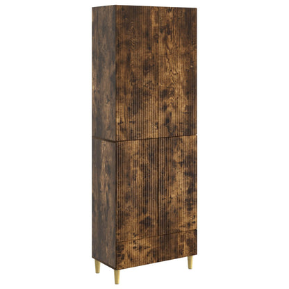 vidaXL Cabinet Set 2 pcs Smoked Oak 66 x 34.5 x 95 cm Engineered Wood