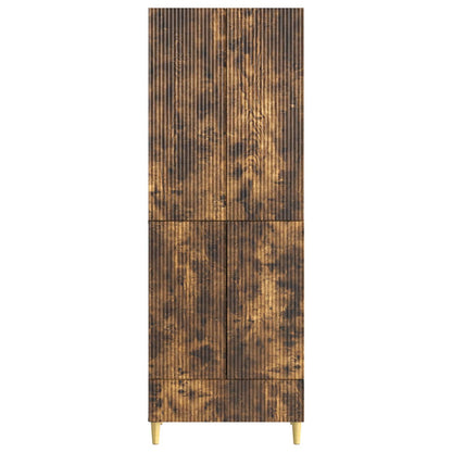 vidaXL Cabinet Set 2 pcs Smoked Oak 66 x 34.5 x 95 cm Engineered Wood