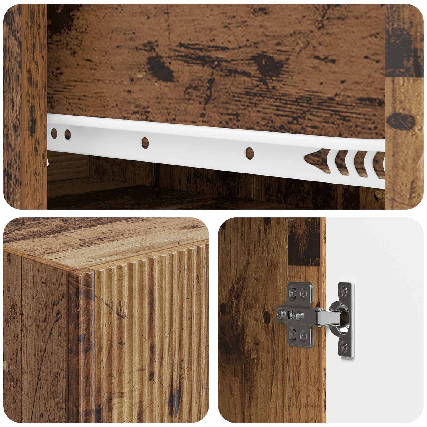 vidaXL Cabinet Set 2 pcs Engineered Wood