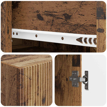 vidaXL Cabinet Set 2 pcs Engineered Wood