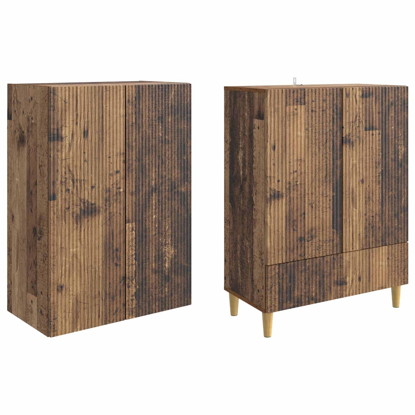 vidaXL Cabinet Set 2 pcs Engineered Wood