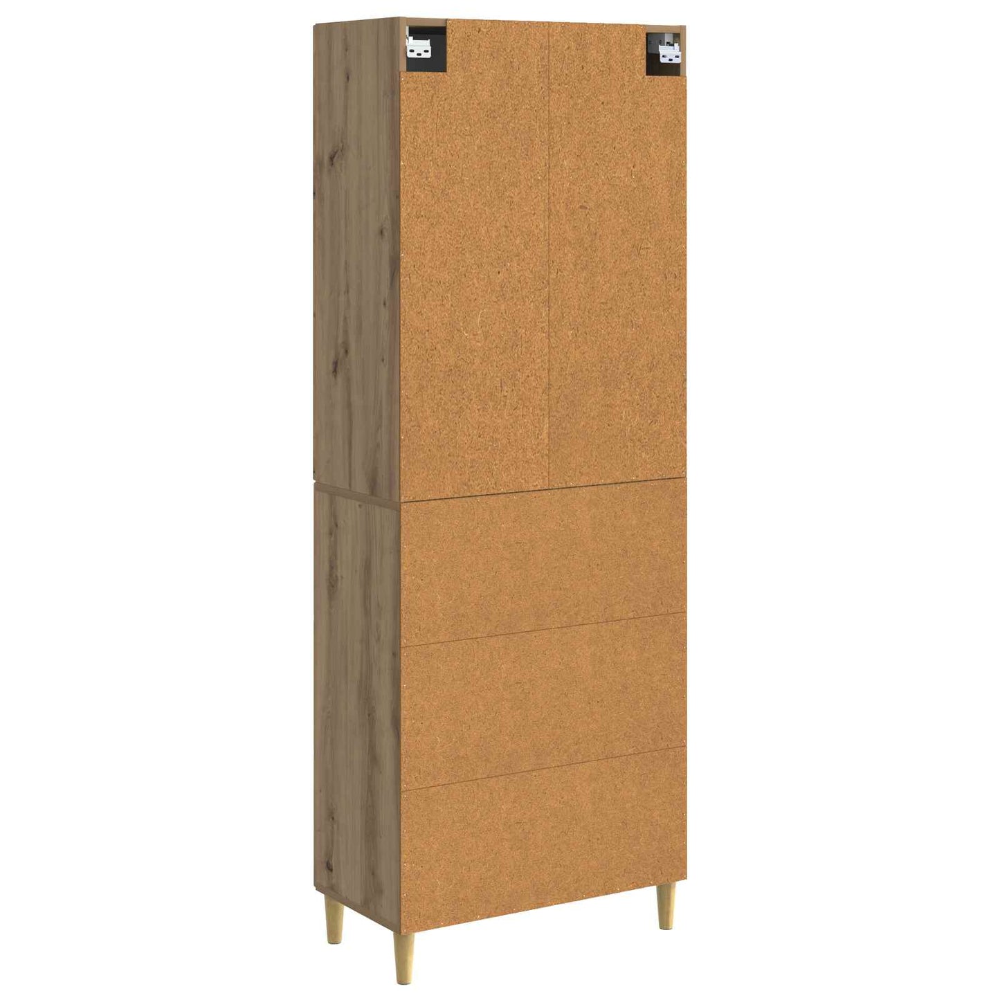vidaXL Cabinet Set 2 pcs Artisan Oak Engineered Wood