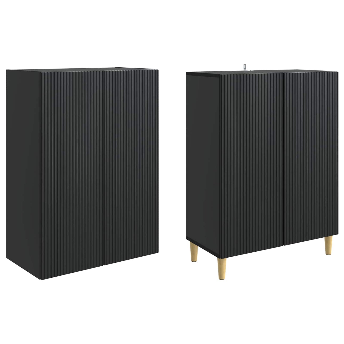vidaXL Cabinet Set 2 pcs 66 x 34.5 x 90 cm Engineered Wood