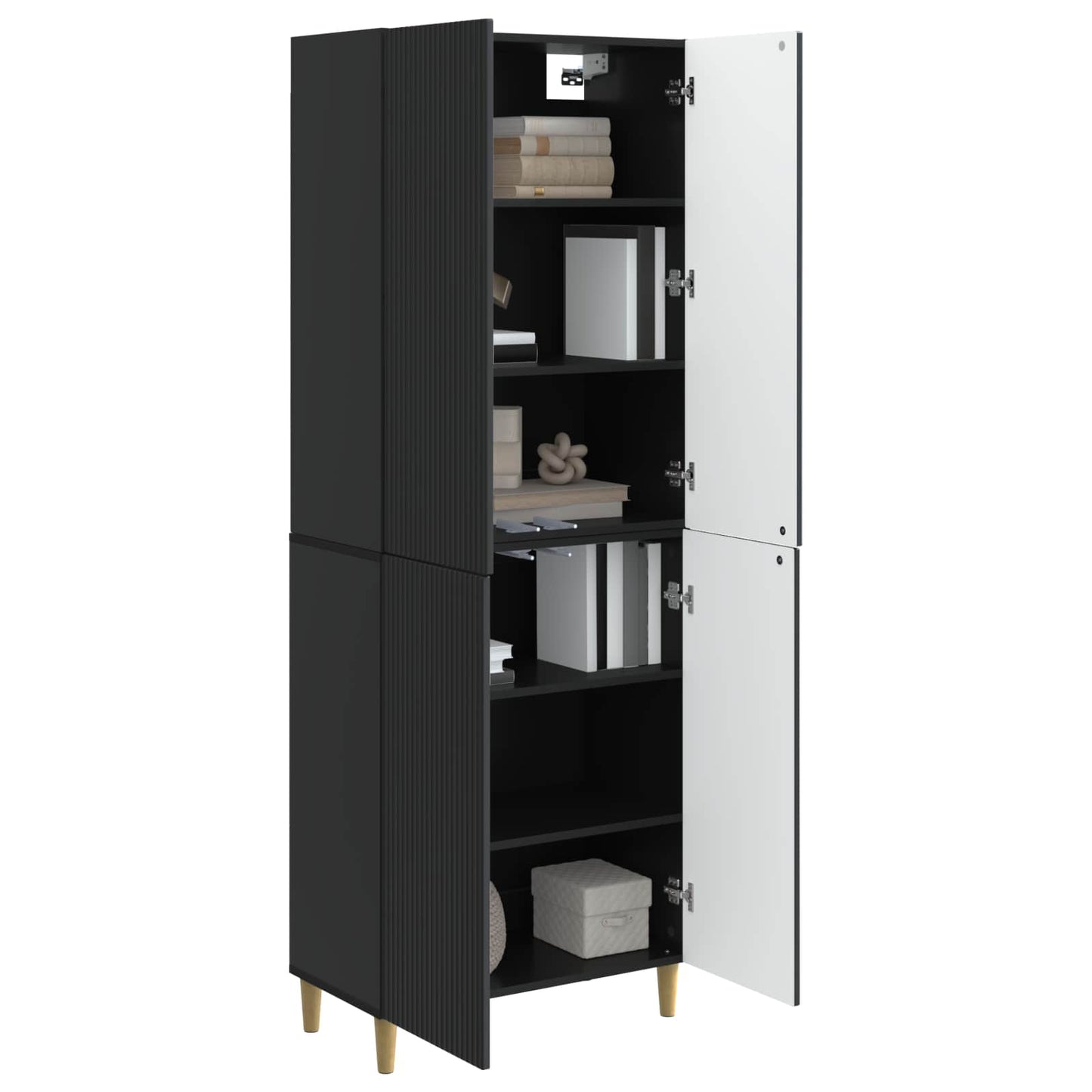 vidaXL Cabinet Set 2 pcs 66 x 34.5 x 90 cm Engineered Wood
