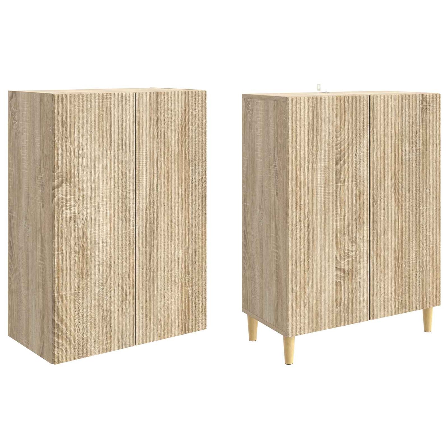 vidaXL Cabinet Set 2 pcs Engineered Wood