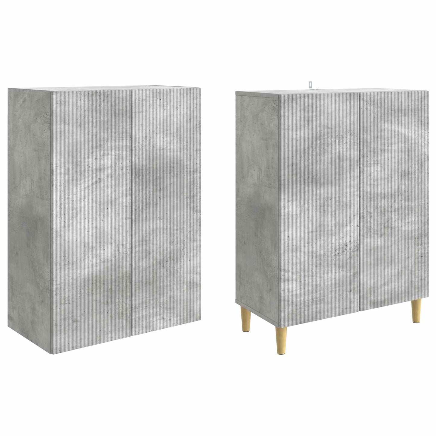 vidaXL Cabinet Set 2 pcs Engineered Wood
