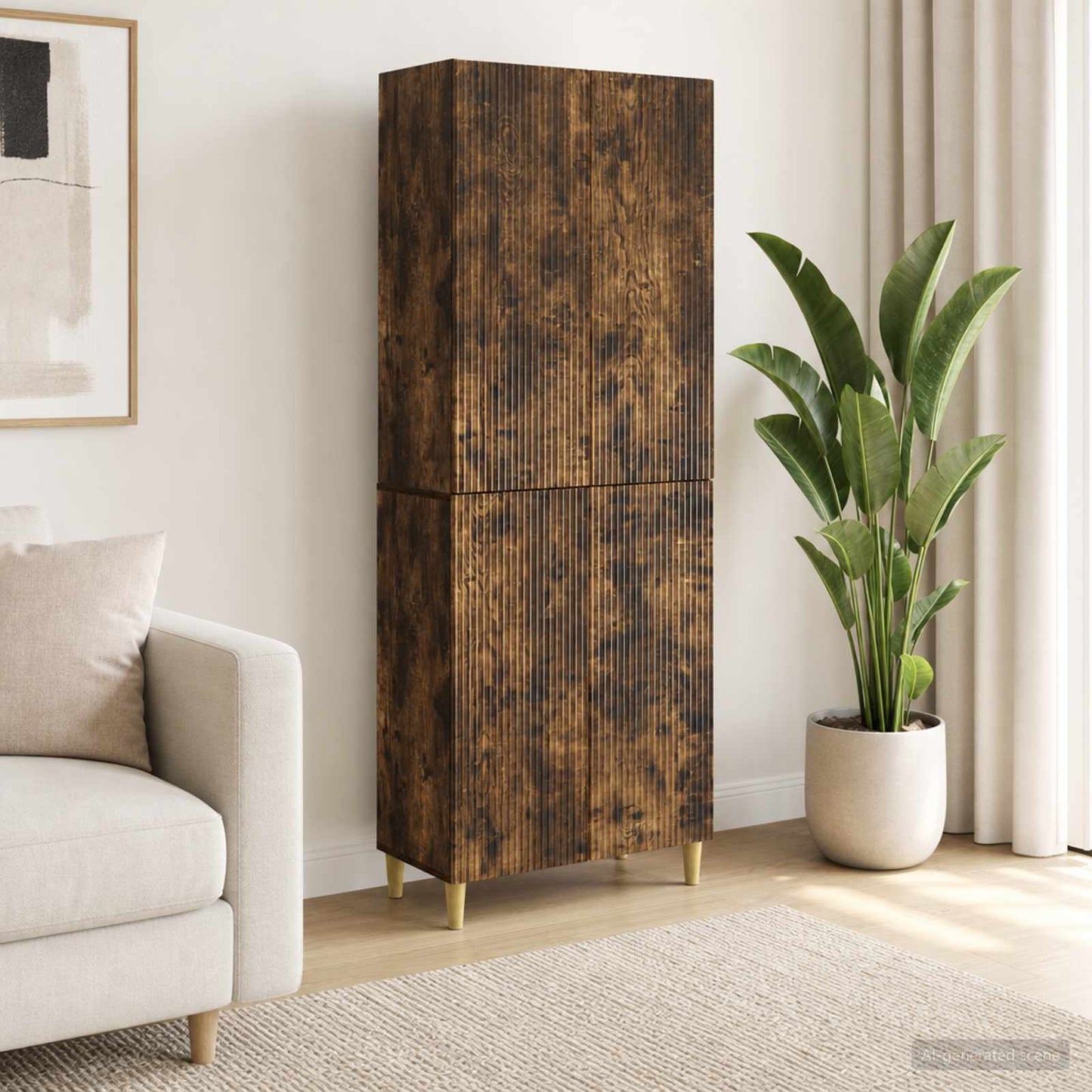 vidaXL Cabinet Set 2 pcs Engineered Wood