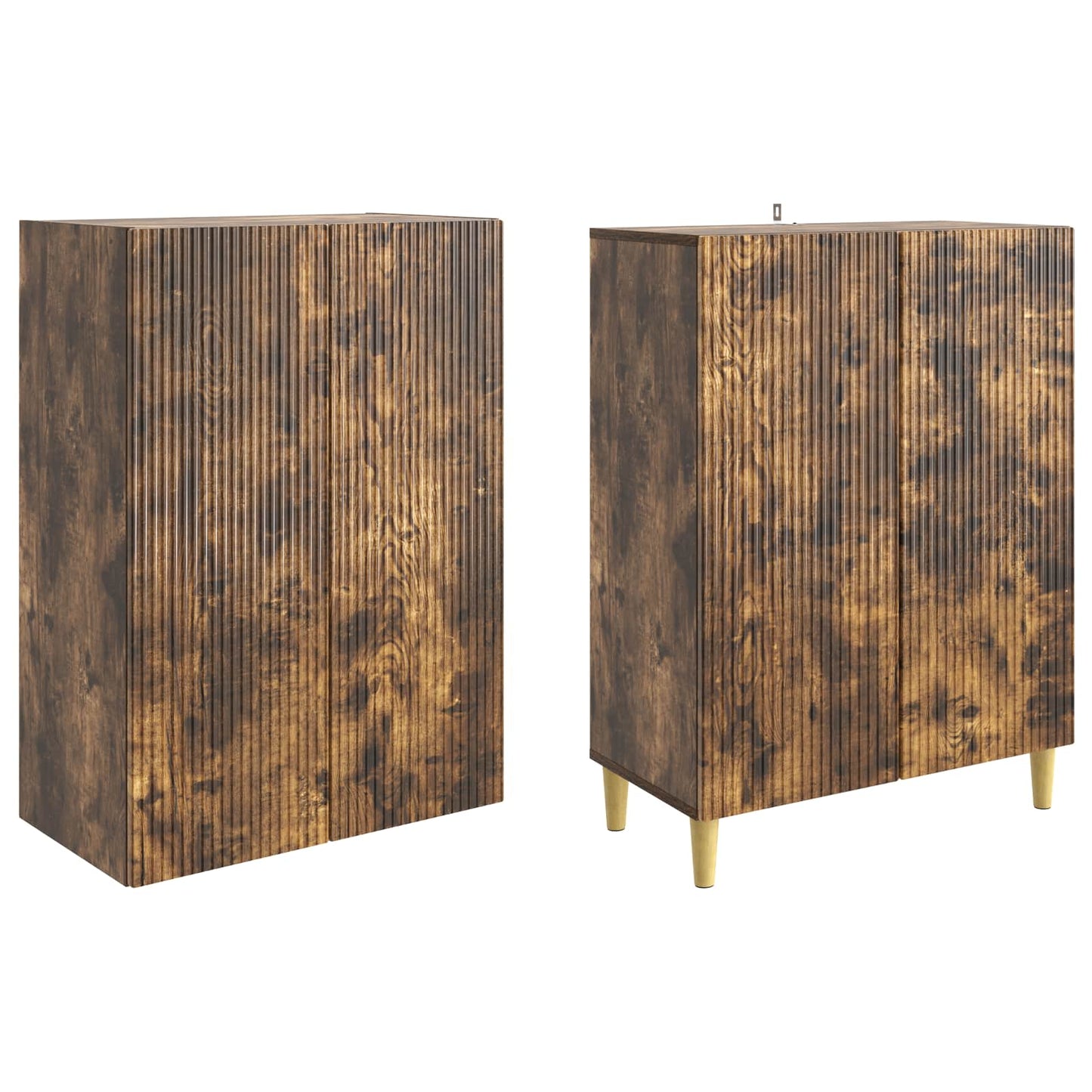 vidaXL Cabinet Set 2 pcs Engineered Wood