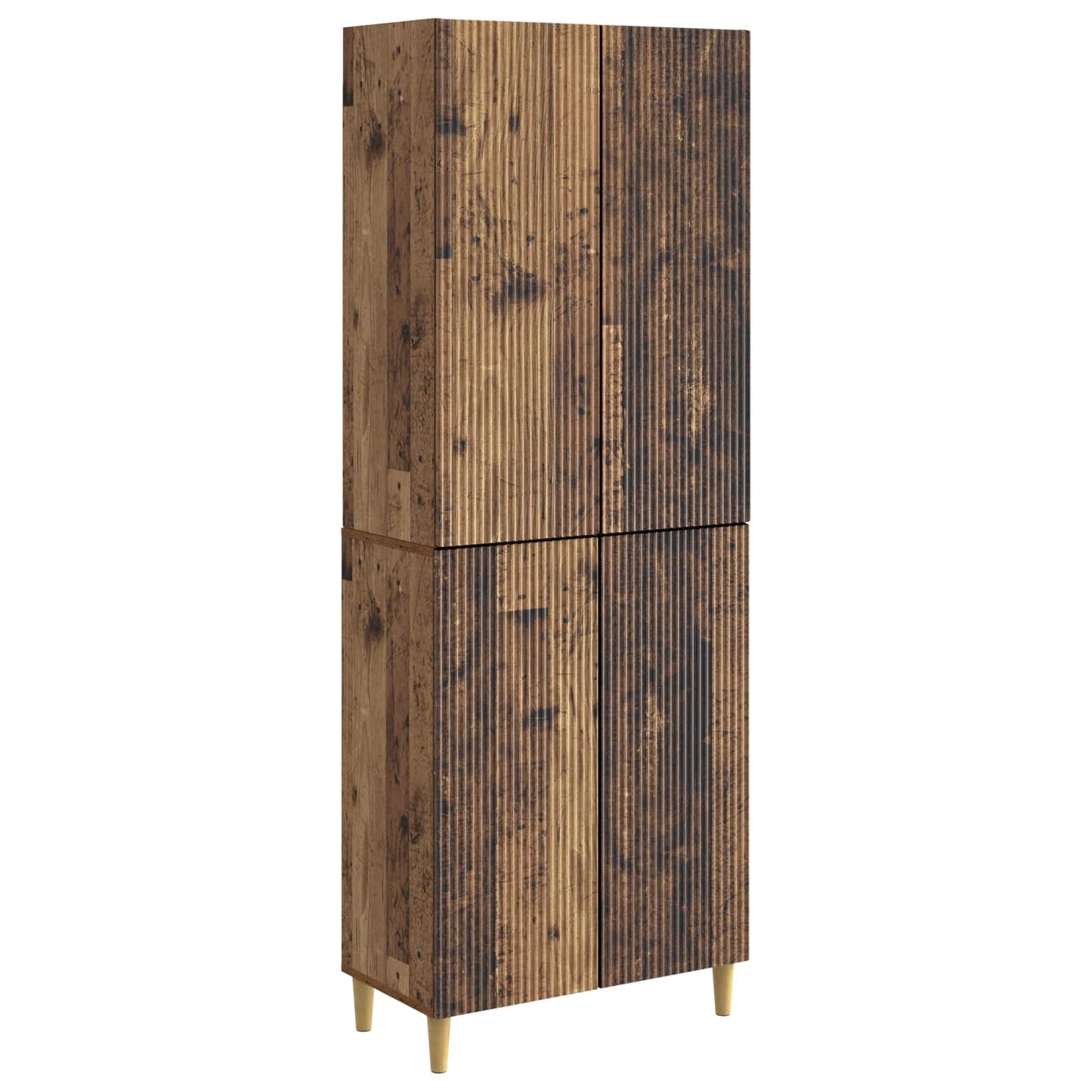 vidaXL Cabinet Set 2 pcs Old Wood Engineered Wood