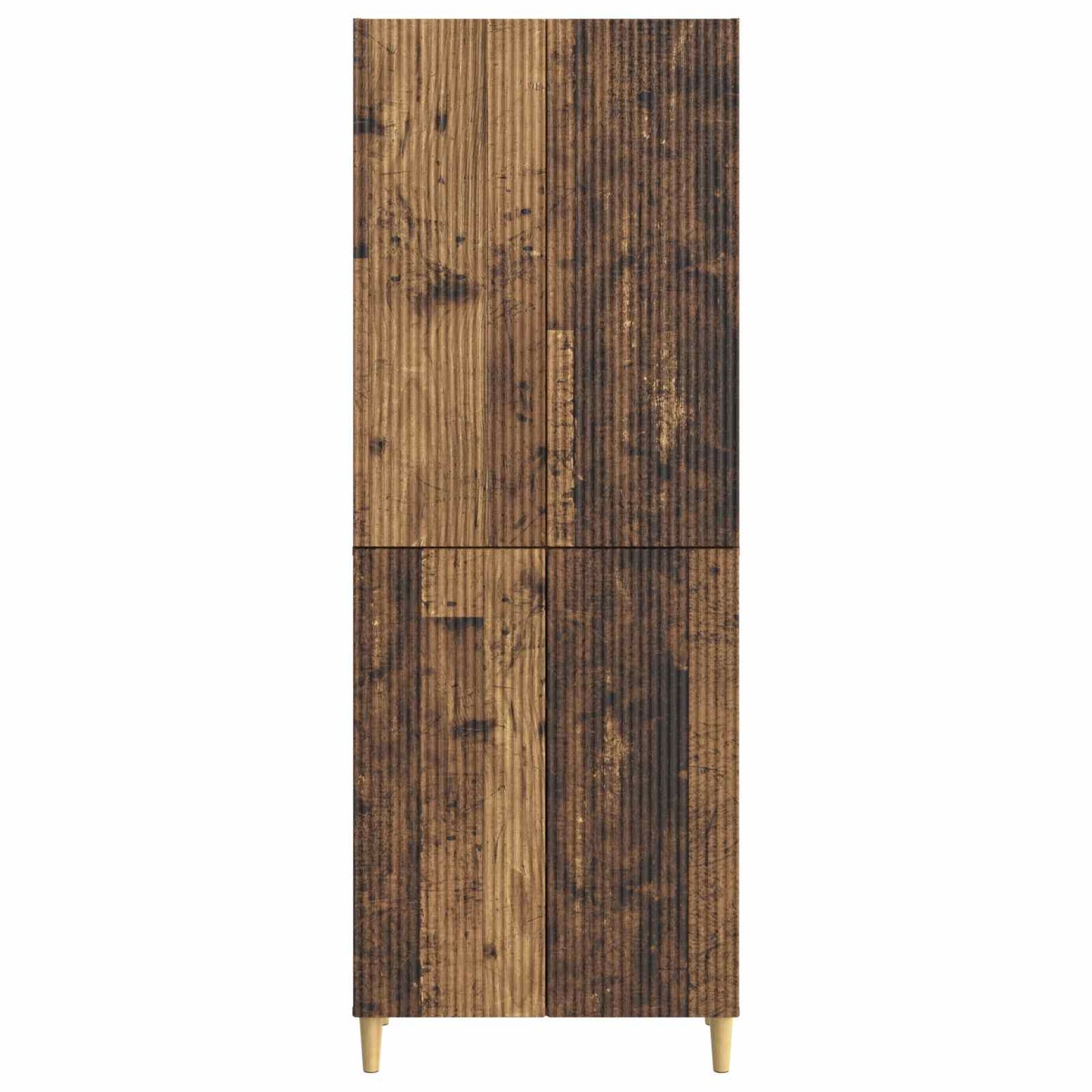 vidaXL Cabinet Set 2 pcs Old Wood Engineered Wood
