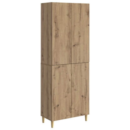 vidaXL Cabinet Set 2 pcs Artisan Oak Engineered Wood