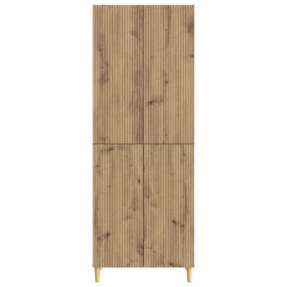vidaXL Cabinet Set 2 pcs Artisan Oak Engineered Wood
