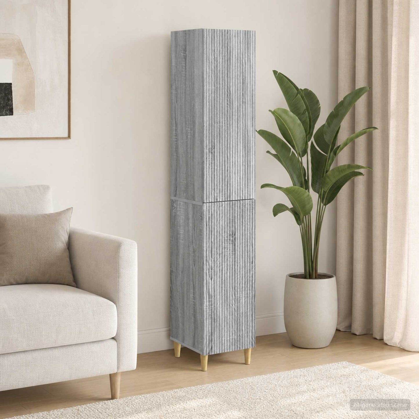 vidaXL Cabinet Set 2 pcs Engineered Wood