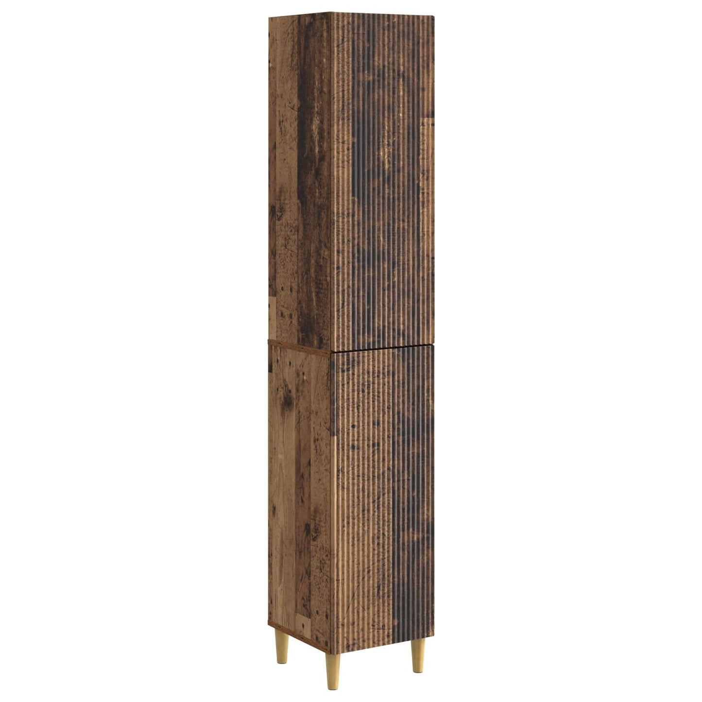 vidaXL Cabinet Set 2 pcs Old Wood Engineered Wood