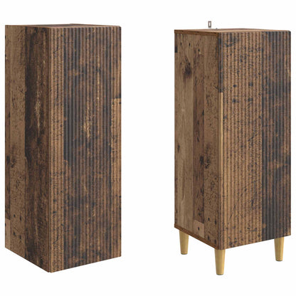 vidaXL Cabinet Set 2 pcs Old Wood Engineered Wood