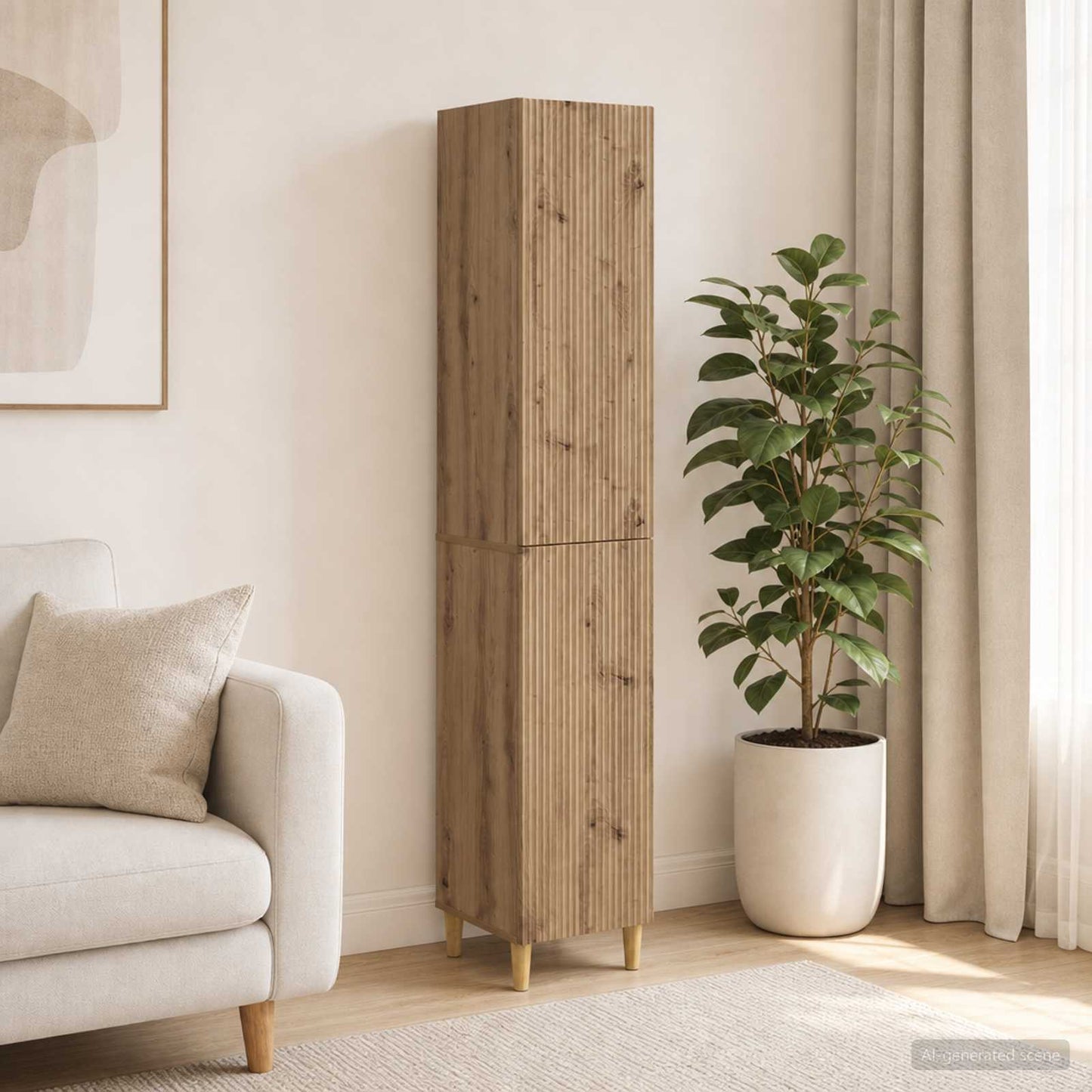 vidaXL Cabinet Set 2 pcs Engineered Wood
