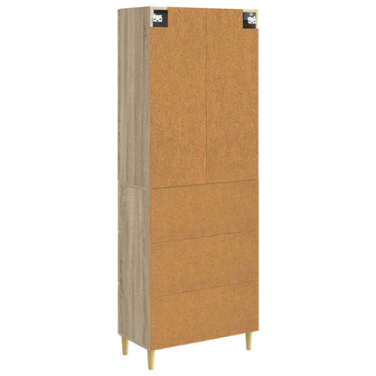 vidaXL Cabinet Set 2 pcs Sonoma Oak Engineered Wood