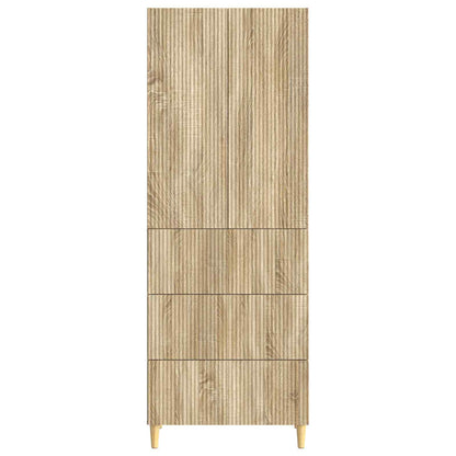 vidaXL Cabinet Set 2 pcs Sonoma Oak Engineered Wood