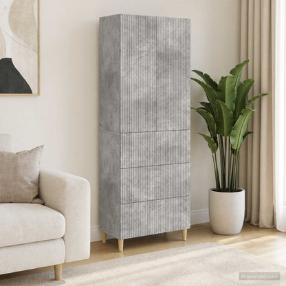 vidaXL Cabinet Set 2 pcs Engineered Wood
