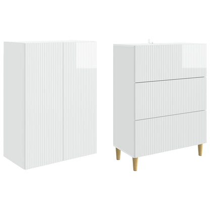 vidaXL Cabinet Set 2 pcs Engineered Wood