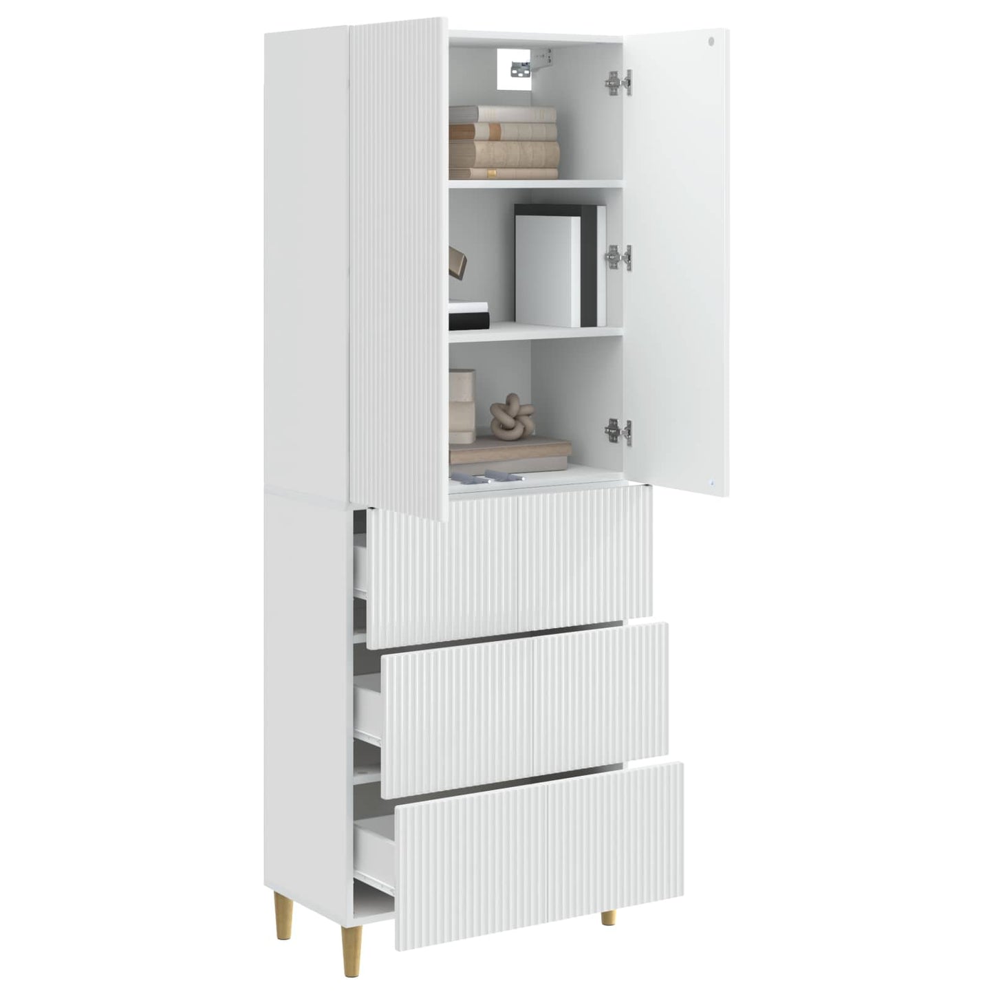 vidaXL Cabinet Set 2 pcs Engineered Wood