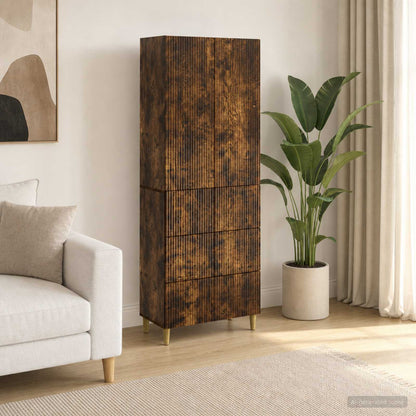 vidaXL Cabinet Set 2 pcs Engineered Wood