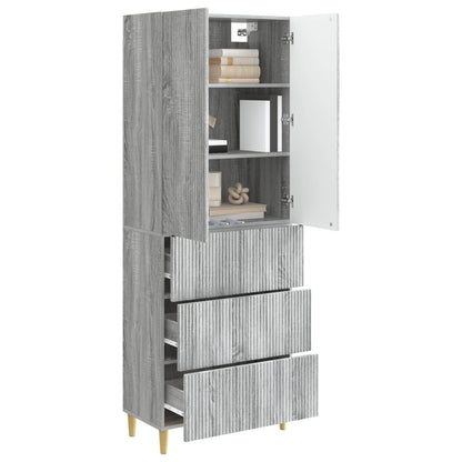 vidaXL Cabinet Set 2 pcs Engineered Wood