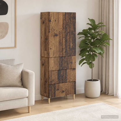 vidaXL Cabinet Set 2 pcs Engineered Wood