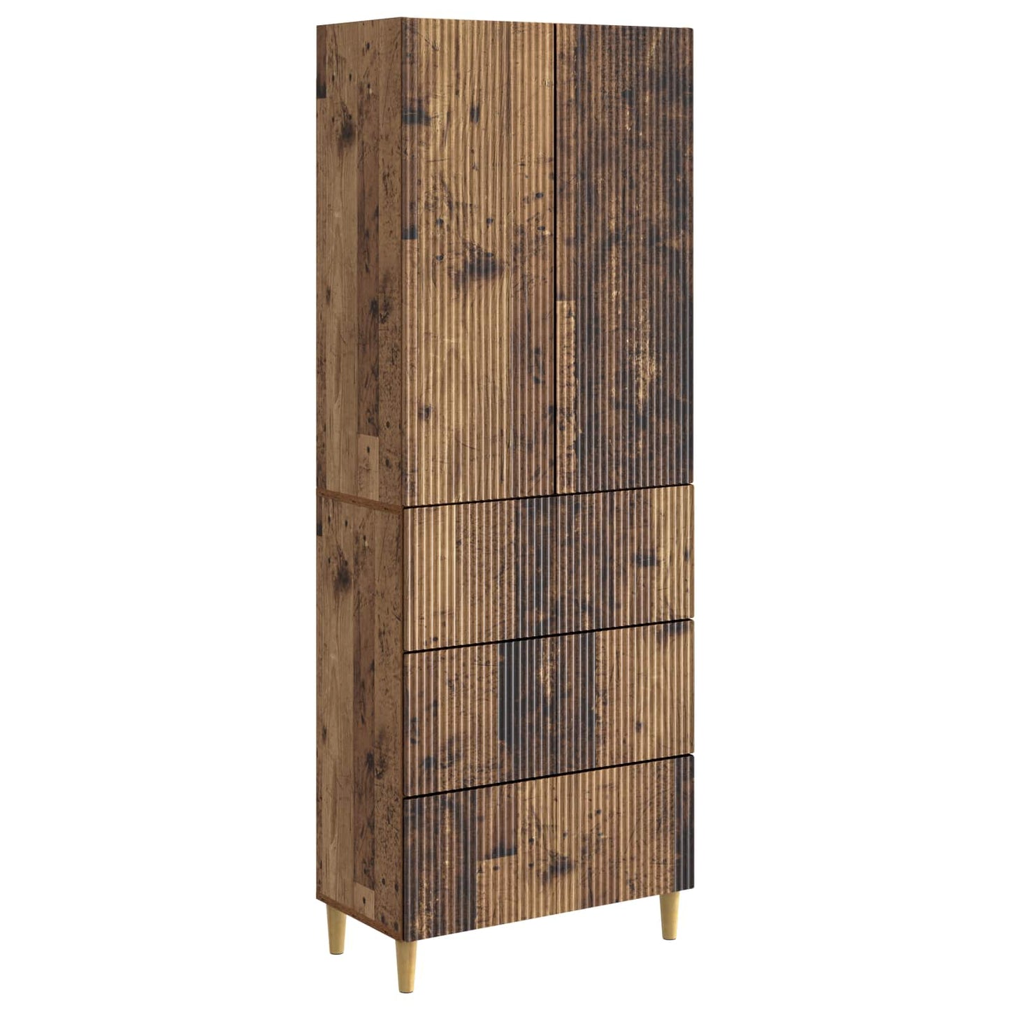 vidaXL Cabinet Set 2 pcs Engineered Wood
