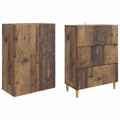vidaXL Cabinet Set 2 pcs Engineered Wood