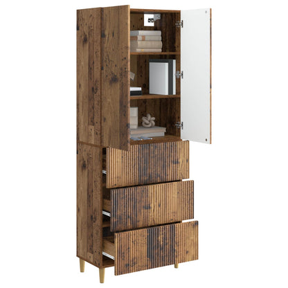vidaXL Cabinet Set 2 pcs Engineered Wood