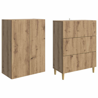 vidaXL Cabinet Set 2 pcs Engineered Wood