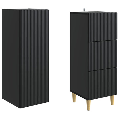 vidaXL Cabinet Set 2 pcs 33 x 34.5 x 90 cm Engineered Wood