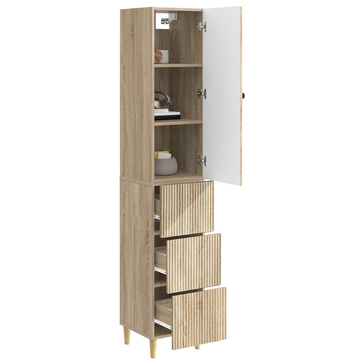 vidaXL Cabinet Set 2 pcs Engineered Wood