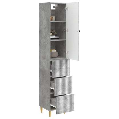 vidaXL Cabinet Set 2 pcs 33 x 34.5 x 90 cm Engineered Wood