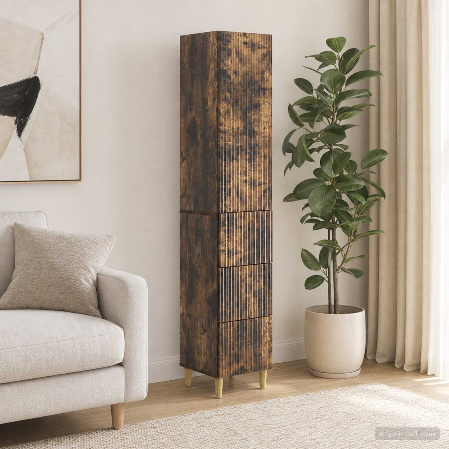 vidaXL Cabinet Set 2 pcs Engineered Wood