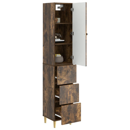 vidaXL Cabinet Set 2 pcs 33 x 34.5 x 90 cm Engineered Wood