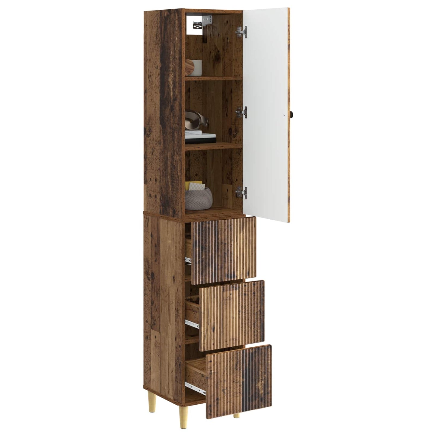 vidaXL Cabinet Set 2 pcs Engineered Wood