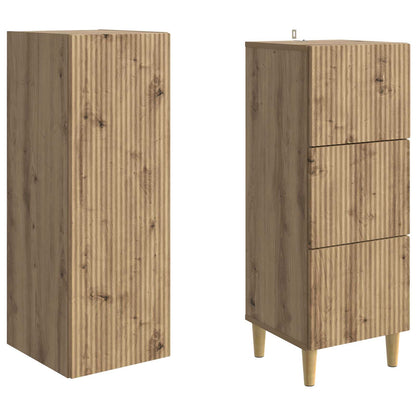 vidaXL Cabinet Set 2 pcs Engineered Wood