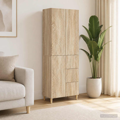 vidaXL Cabinet Set 2 pcs Engineered Wood