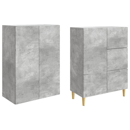 vidaXL Cabinet Set 2 pcs Engineered Wood