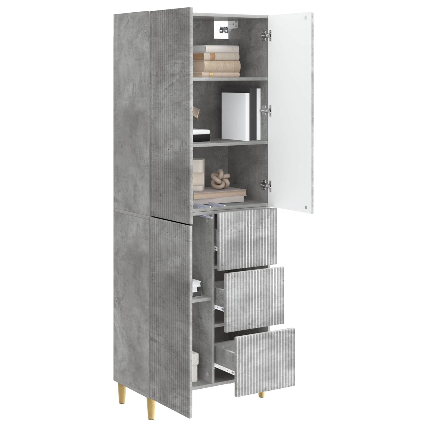 vidaXL Cabinet Set 2 pcs Engineered Wood