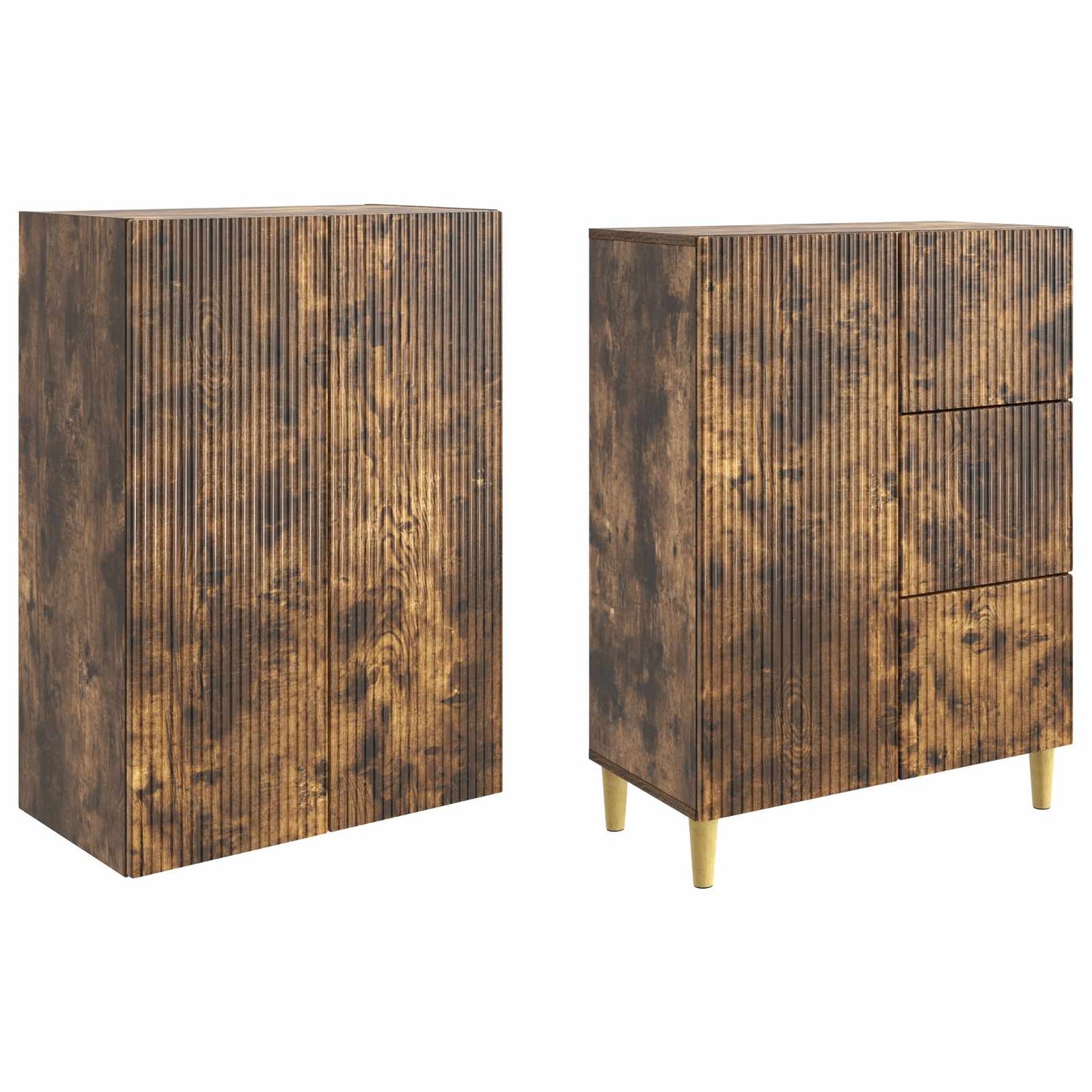 vidaXL Cabinet Set 2 pcs Engineered Wood