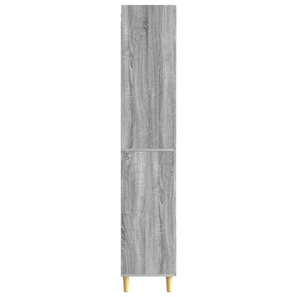 vidaXL Cabinet Set 2 pcs Grey Sonoma Engineered Wood