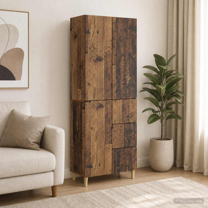vidaXL Cabinet Set 2 pcs Engineered Wood