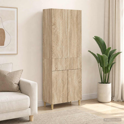 vidaXL Cabinet Set 2 pcs Engineered Wood