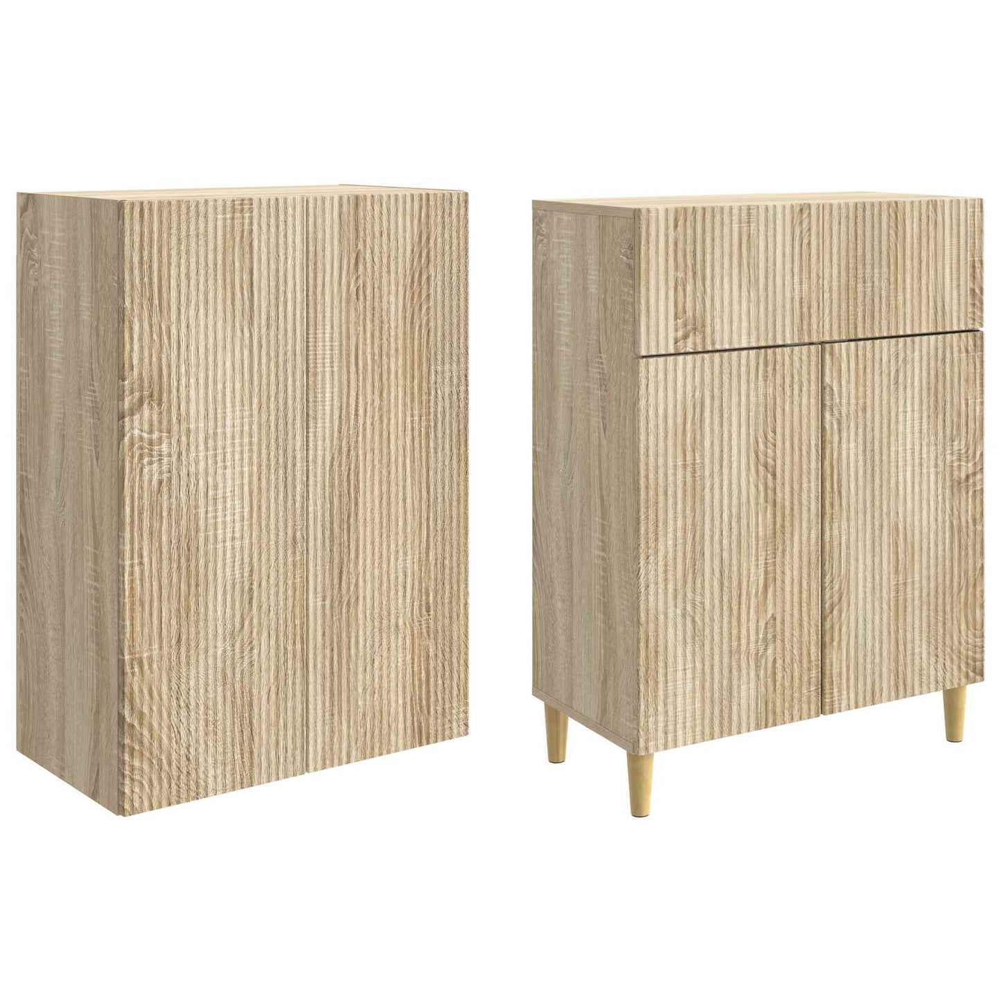 vidaXL Cabinet Set 2 pcs Engineered Wood