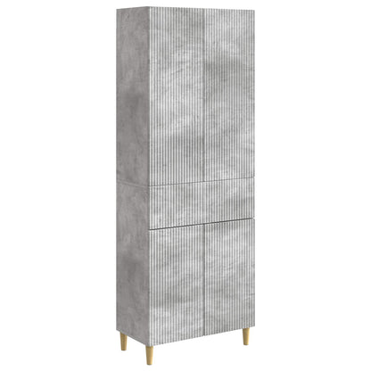 vidaXL Cabinet Set 2 pcs Concrete Grey Engineered Wood