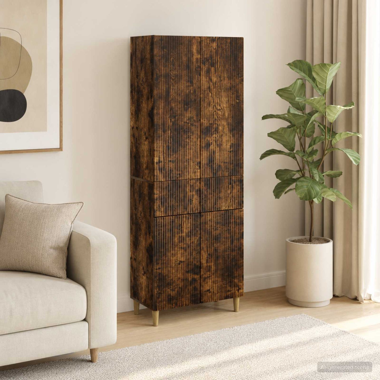 vidaXL Cabinet Set 2 pcs Engineered Wood